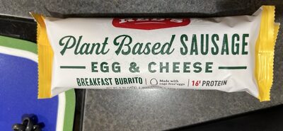 Plant Based Sausage Egg & Cheese Breakfast Burrito
