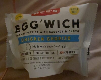 Chicken Chorizo Egg'Wich