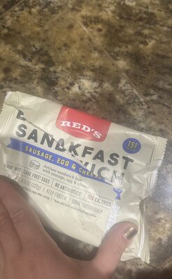 Sausage, Egg & Cheese Breakfast Sandwich, Sausage, Egg & Cheese