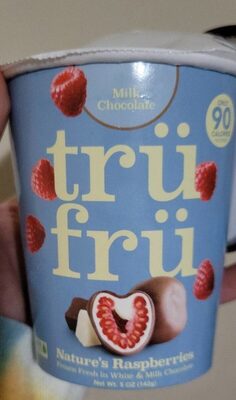 Milk Chocolate Nature's Raspberries Frozen Fresh In White & Milk Chocolate, Milk Chocolate Nature's Raspberries