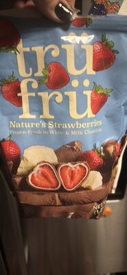 Tr Fr Nature's Strawberries In White & Milk Chocolate, 20 Oz