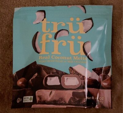 Real Coconut Melts Hyper-Dried Fresh In Milk Chocolate, Milk Chocolate