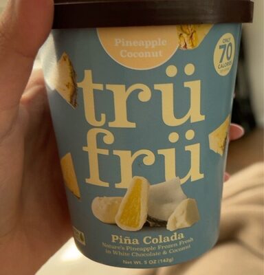 Frozen Fresh In White Chocolate & Coconut Nature's Pineapple, White Chocolate; Coconut