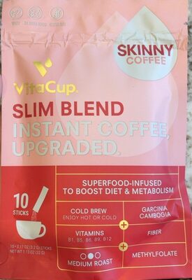 Medium Roast Slim Blend Instant Coffee Sticks, Slim Blend