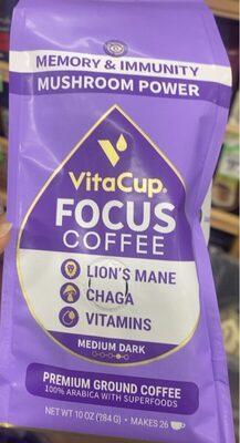 Medium Dark Focus 100% Arabica Premium Ground Coffee, Focus