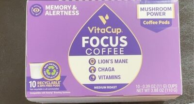 Medium Roast Focus Coffee Pods, Focus