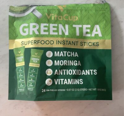 Superfood Instant On-The-Go Sticks, Green Tea, Green Tea