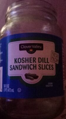 Kosher Dill Sandwich Slices, Kosher Dill