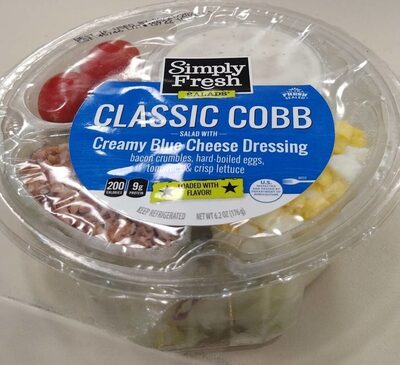 Classic Cobb Salad With Creamy Blue Cheese Dressing, Classic Cobb