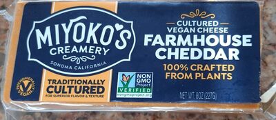 Farmhouse Cheddar Cultured Vegan Cheese, Farmhouse Cheddar