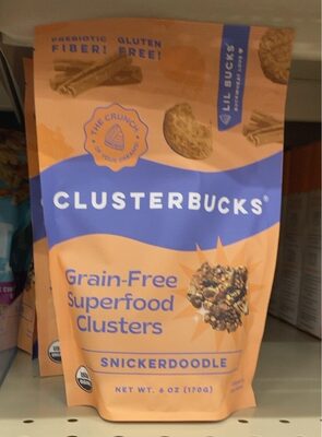 Snickerdoodle Clusterbucks Grain-Free Superfood Clusters, Snickerdoodle
