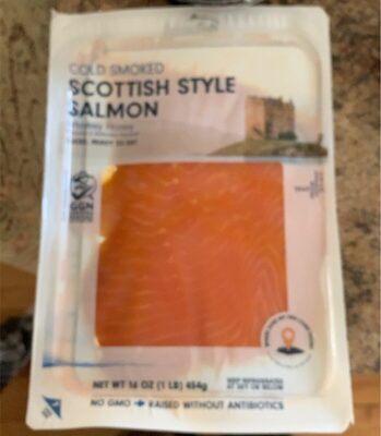 Lemon Pepper Cold Smoked Scottish Style Salmon, Lemon Pepper