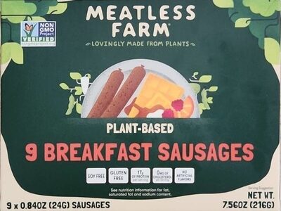 Breakfast Plant-Based Sausages