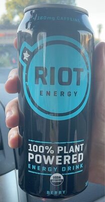 Berry 100% Plant Powered Energy Drink, Berry
