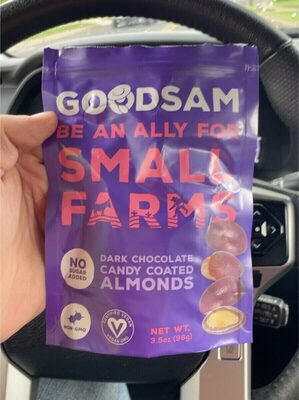 Dark Chocolate Candy Coated Almonds, Dark Chocolate