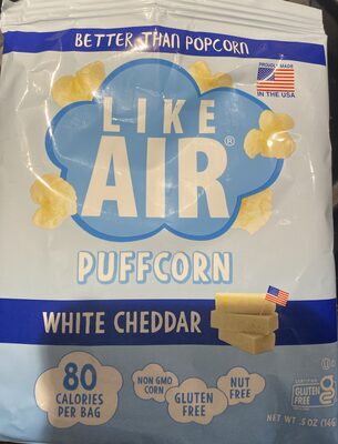 White Cheddar Puffcorn, White Cheddar