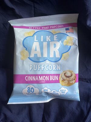 Cinnamon Bun Flavored Puffcorn, Cinnamon Bun