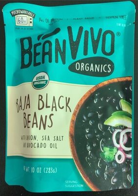 Baja Black Beans With Onion, Sea Salt And Avocado Oil, Baja Black