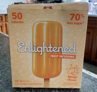 Mango + Boost Fruit Infusions Bars, Mango + Boost