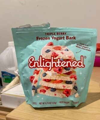 Triple Berry Frozen Yogurt Bark, Triple Berry