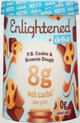 P.B. Cookie & Brownie Dough Ice Cream, P.O. Cookie & Brownie Dough