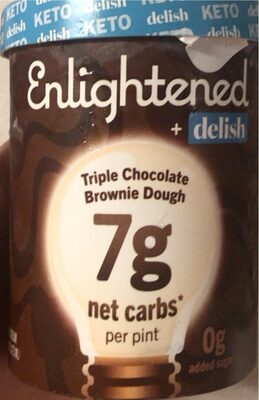 Triple Chocolate Brownie Dough Ice Cream, Triple Chocolate Brownie Dough