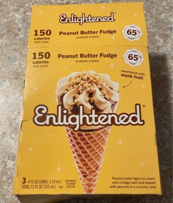 Peanut Butter Fudge Peanut Butter Light Ice Cream With A Fudge Swirl And Topped With Peanuts In A Crunchy Cone Sundae Cones, Peanut Butter Fudge