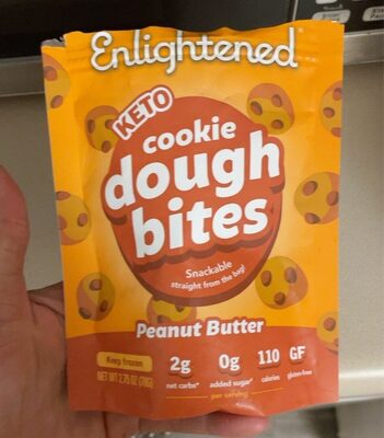 Peanut Butter Keto Cookie Dough Bites, Peanut Butter