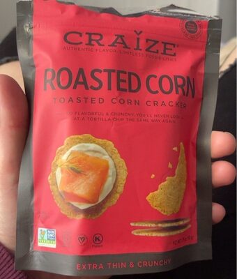 Roasted Corn Toasted Corn Cracker, Roasted Corn