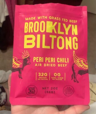 Peri Peri Chili Grass Fed Air Dried Beef, Peri Peri Chili
