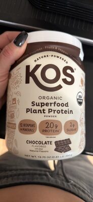 Chocolate Organic Plant Protein 20 G Powder, Chocolate
