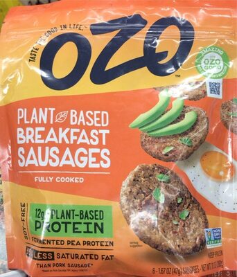 Plant Based Breakfast Sausages Patties