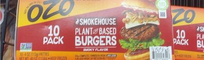 Smoky Flavor Plant Based Burgers Patties, Smoky