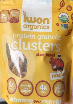 Maple Plant-Based Protein Granola Clusters, Maple