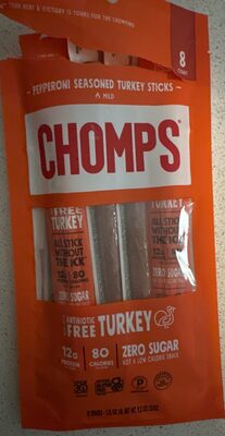 Pepperoni Seasoned Turkey Sticks, Pepperoni Seasoned Turkey