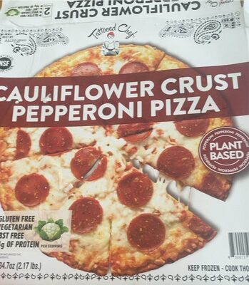 Pepperoni Cauliflower Crust Pizza, Pepperoni Cauliflower