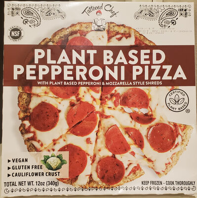 Plant Based Pepperoni & Mozzarella Style Shreds Pizza, Plant Based Pepperoni