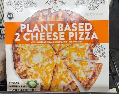 Plant Based 2 Cheese With Mozzarella & Cheddar Style Shreds Pizza, Plant Based 2 Cheese
