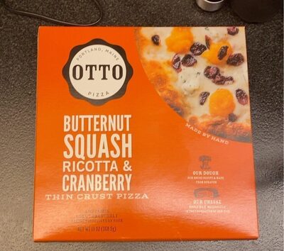Butternut Squash Ricotta & Cranberry Thin Crust Pizza, Butternut Squash Ricotta & Cranberry