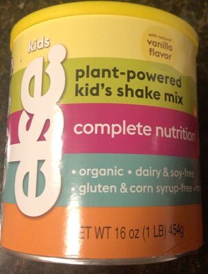 Complete Nutrition Plant-Powered Kid's Shake Mix, Vanilla, Vanilla