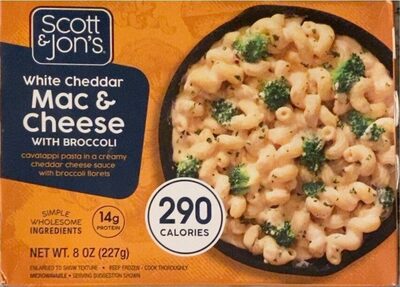 Broccoli Cheddar Mac Cavatappi Pasta In A Creamy Cheddar Cheese Sauce With Broccoli Florets, Broccoli Cheddar Mac