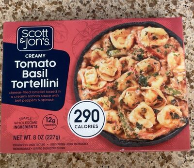 Creamy Tomato Basil Tortellini Cheese-Filled Tortellini Tossed In A Creamy Tomato Sauce With Bell Peppers & Spinach, Creamy Tomato Basil Tortellini