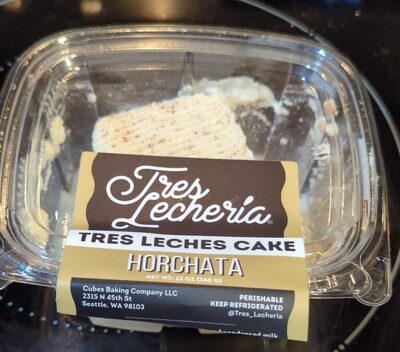 Horchata Tres Leches Cake, Horchata