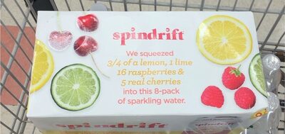Unsweetened Pink Lemonade Sparkling Water, Pink Lemonade
