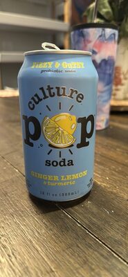 Ginger Lemon & Turmeric Soda, Ginger; Lemon; Turmeric