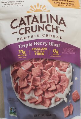 Keto Friendly Triple Berry Blast Flavored Cereal, Berry
