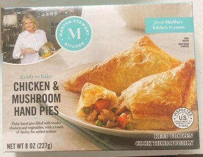 Chicken & Mushroom Flaky Hand Pies Filled With Tender Chicken And Vegetables, With A Touch Of Barley For Added Texture Hand Pies, Chicken & Mushroom