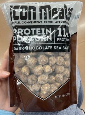 Dark Chocolate Sea Salt Protein Popcorn, Dark Chocolate Sea Salt