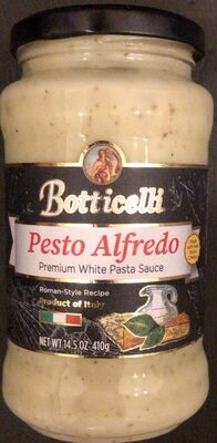 Pesto Alfredo Premium White Pasta Sauce, Pesto Alfredo