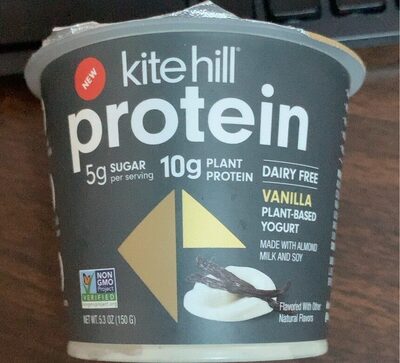 Vanilla Flavored Protein Plant-Based Yogurt, Vanilla